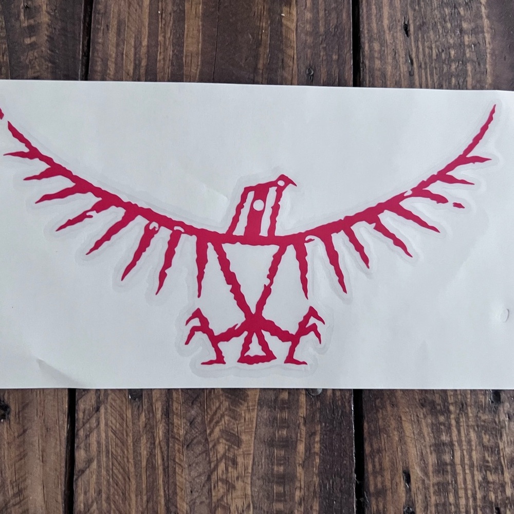 NEW HUGE 12" x 6" OSPREY Red Eagle Decal Sticker NEW